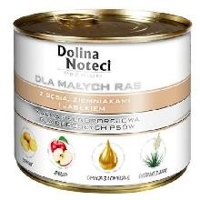 Dolina Noteci Premium karma dla psów ras małych puszka 185g GĘŚ+ZIEMNIAKI